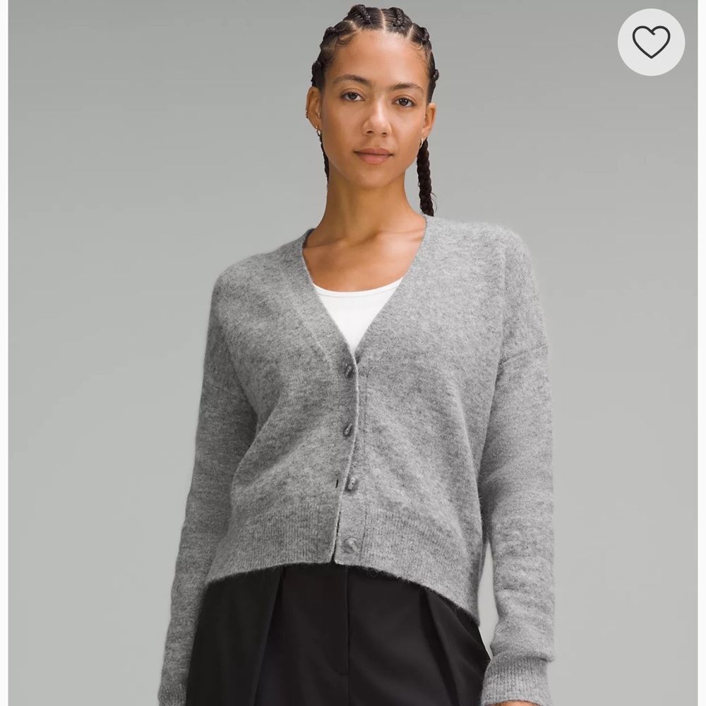 Women's Alpaca Wool-Blend Cardigan Sweater